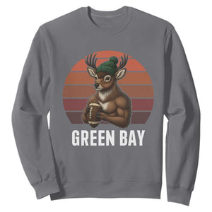 Deer GFF Retro Vintage Style Football Gift Sweatshirt TS12 Charcoal Print Your Wear