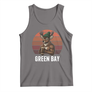 Deer GFF Retro Vintage Style Football Gift Tank Top TS12 Deep Heather Print Your Wear