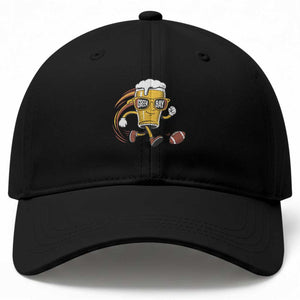 Funny Beer Mug Playing Football Baseball Cap Team Supporter GFF Gift TS12 Print Your Wear