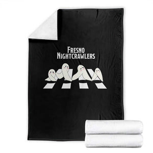 Fresno Nightcrawler Throw Blanket Folklore Gothic Horror Cryptid Gift TS12 Black Print Your Wear
