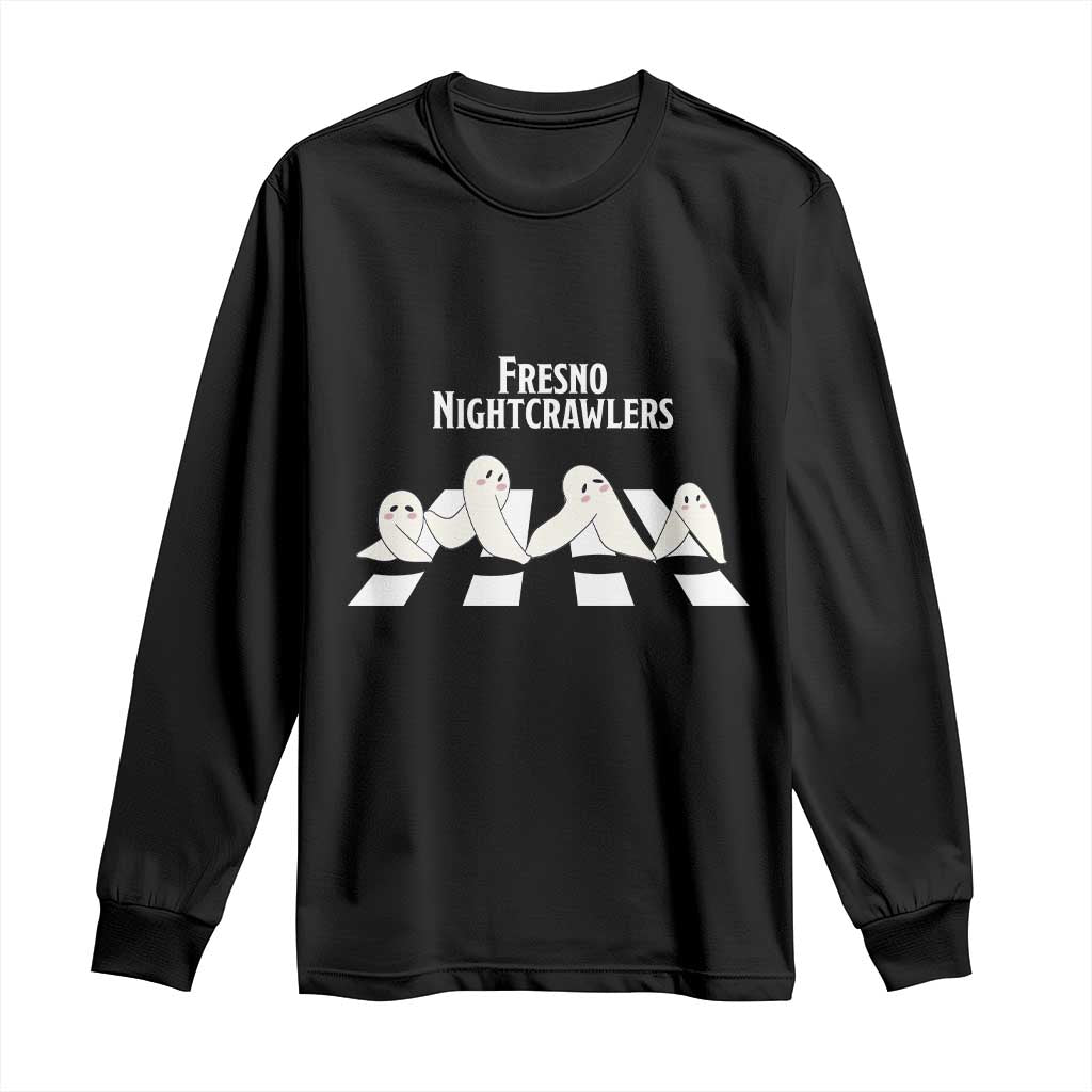 Fresno Nightcrawler Long Sleeve Shirt Folklore Gothic Horror Cryptid Gift TS12 Black Print Your Wear