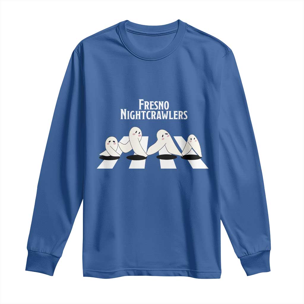Fresno Nightcrawler Long Sleeve Shirt Folklore Gothic Horror Cryptid Gift TS12 Royal Blue Print Your Wear