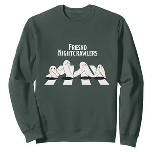 Fresno Nightcrawler Sweatshirt Folklore Gothic Horror Cryptid Gift TS12 Dark Forest Green Print Your Wear