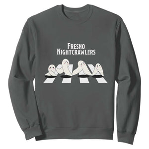 Fresno Nightcrawler Sweatshirt Folklore Gothic Horror Cryptid Gift TS12 Dark Heather Print Your Wear