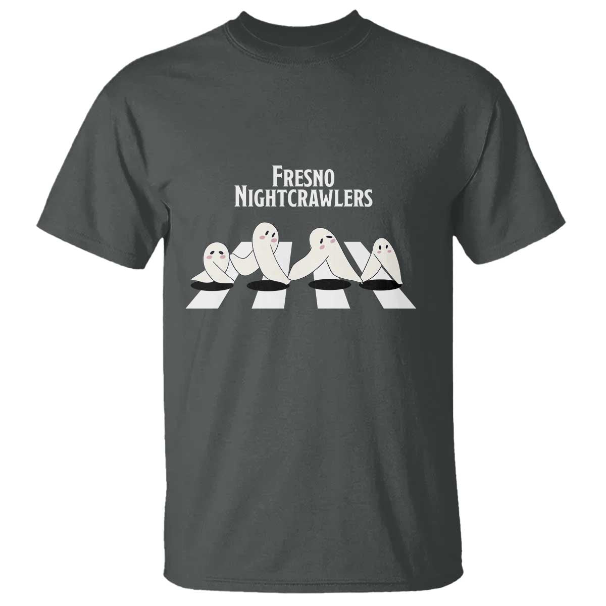 Fresno Nightcrawler T Shirt Folklore Gothic Horror Cryptid Gift TS12 Dark Heather Print Your Wear