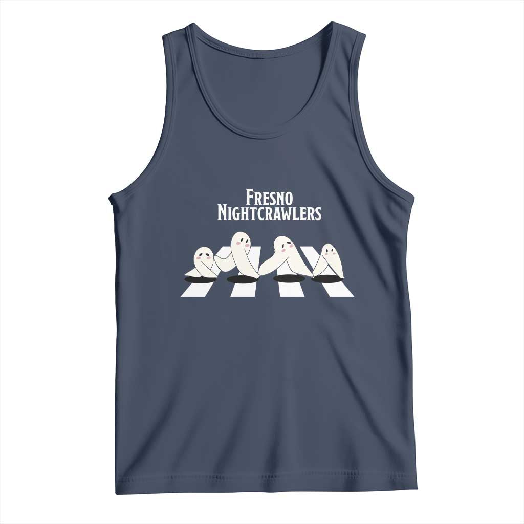 Fresno Nightcrawler Tank Top Folklore Gothic Horror Cryptid Gift TS12 Navy Print Your Wear