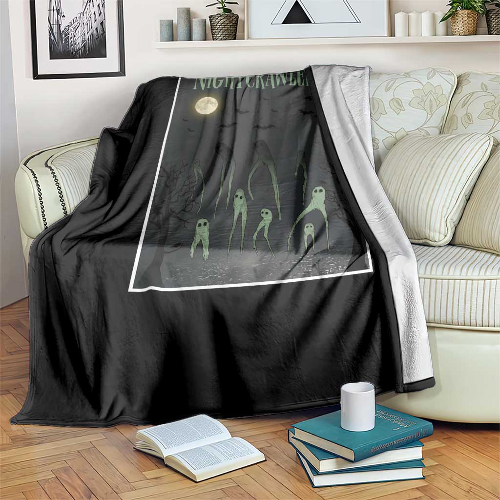 Fresno Nightcrawlers Throw Blanket Gothic Cryptid Horror Fan Gift TS12 Print Your Wear