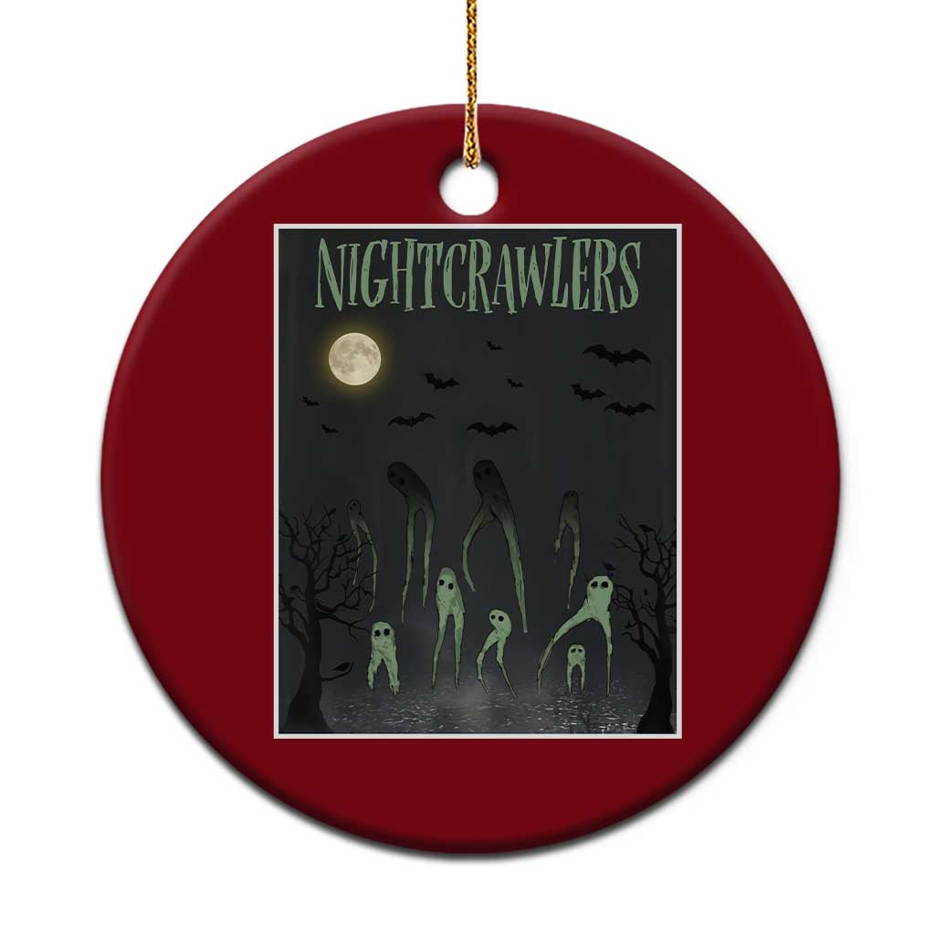 Fresno Nightcrawlers Ceramic Ornament Gothic Cryptid Horror Fan Gift TS12 1pc Red Print Your Wear