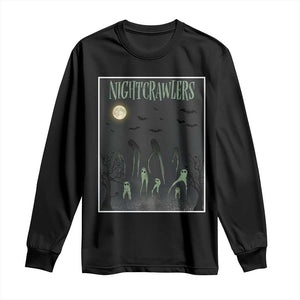Fresno Nightcrawlers Long Sleeve Shirt Gothic Cryptid Horror Fan Gift TS12 Black Print Your Wear