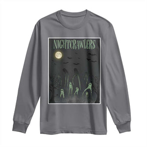 Fresno Nightcrawlers Long Sleeve Shirt Gothic Cryptid Horror Fan Gift TS12 Charcoal Print Your Wear