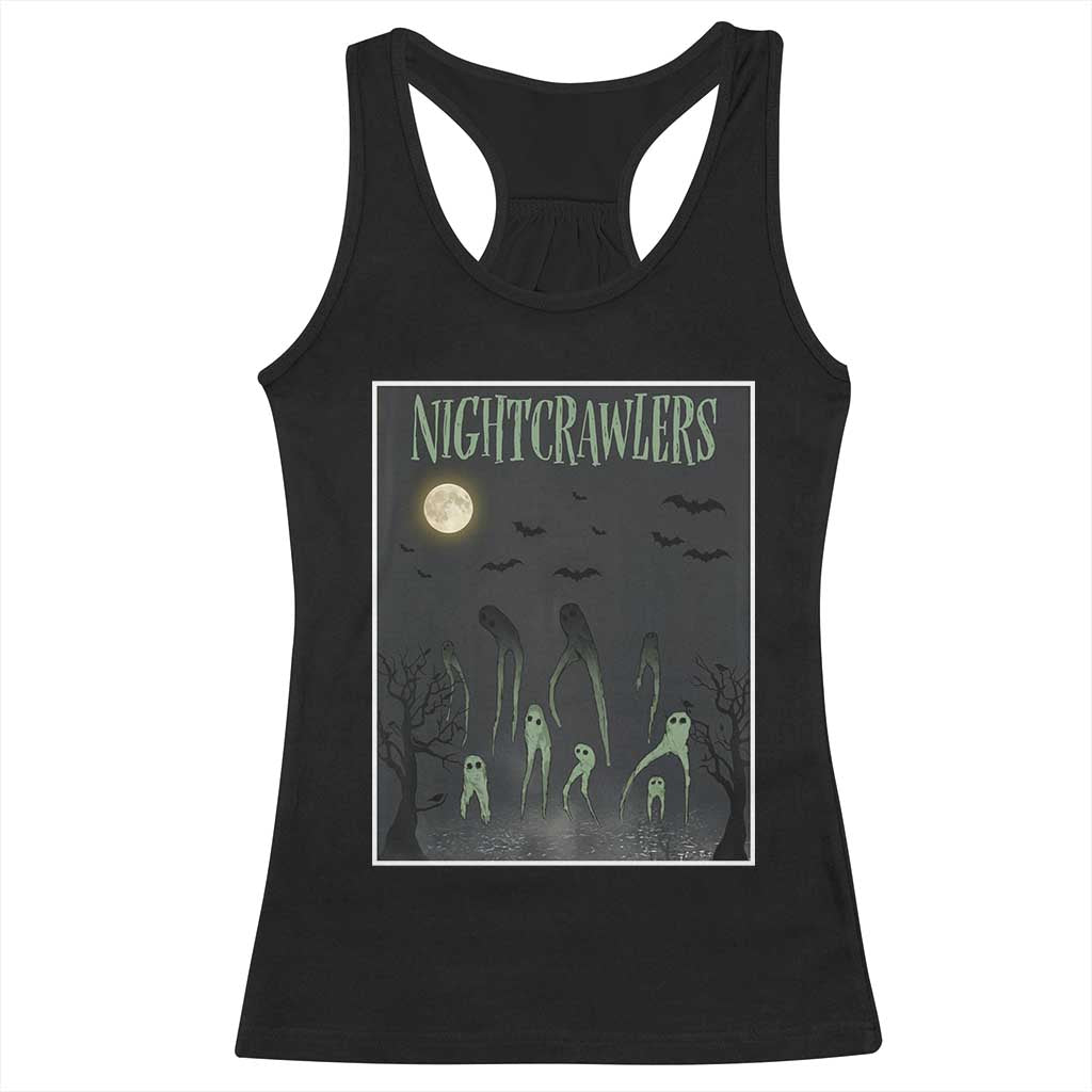 Fresno Nightcrawlers Racerback Tank Top Gothic Cryptid Horror Fan Gift TS12 Black Print Your Wear