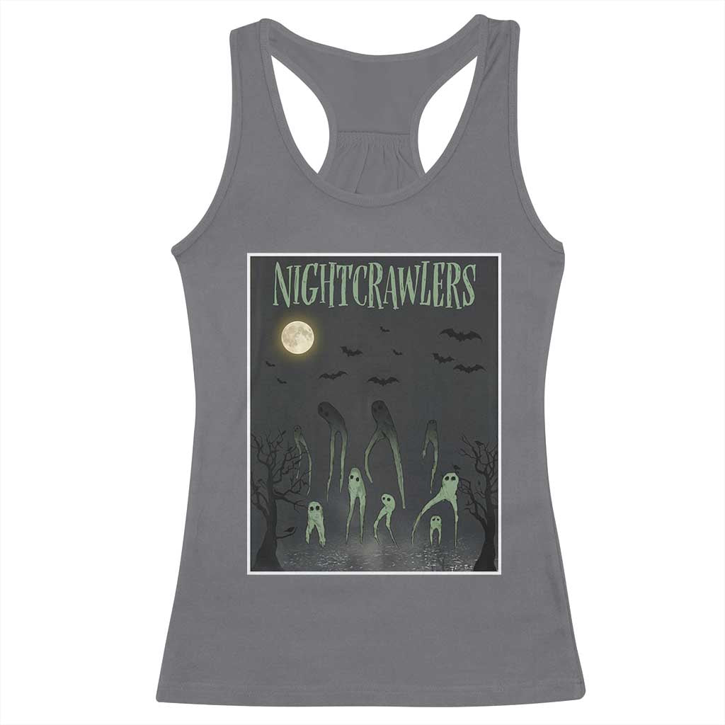 Fresno Nightcrawlers Racerback Tank Top Gothic Cryptid Horror Fan Gift TS12 Charcoal Print Your Wear