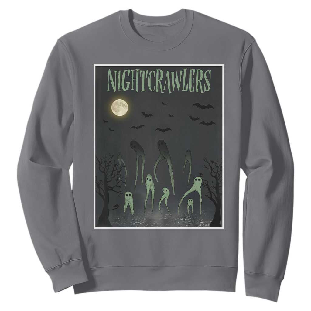 Fresno Nightcrawlers Sweatshirt Gothic Cryptid Horror Fan Gift TS12 Charcoal Print Your Wear