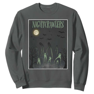 Fresno Nightcrawlers Sweatshirt Gothic Cryptid Horror Fan Gift TS12 Dark Heather Print Your Wear