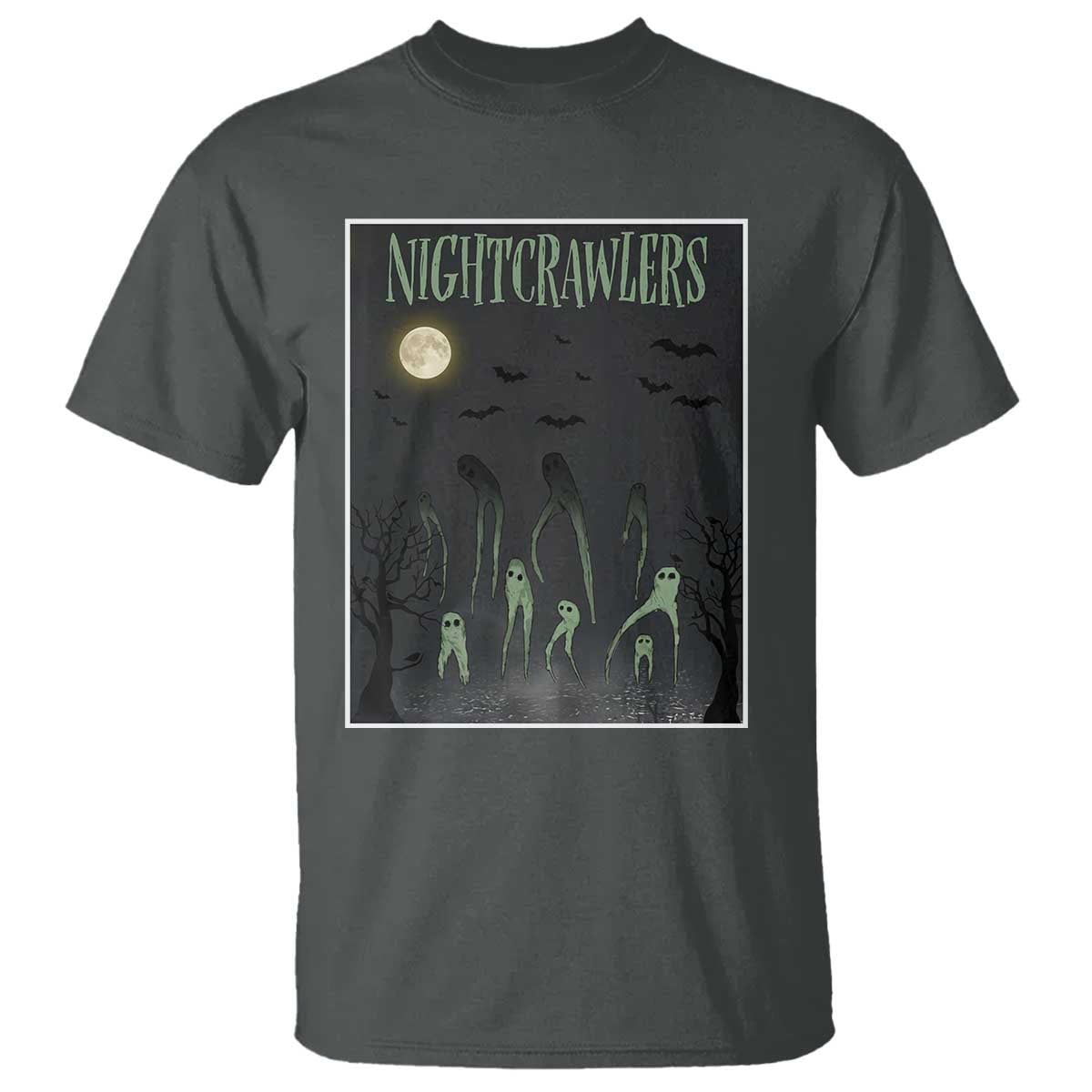 Fresno Nightcrawlers T Shirt Gothic Cryptid Horror Fan Gift TS12 Dark Heather Print Your Wear