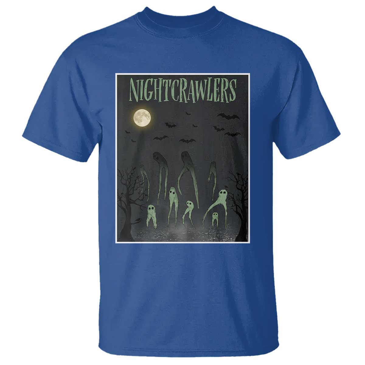 Fresno Nightcrawlers T Shirt Gothic Cryptid Horror Fan Gift TS12 Royal Blue Print Your Wear