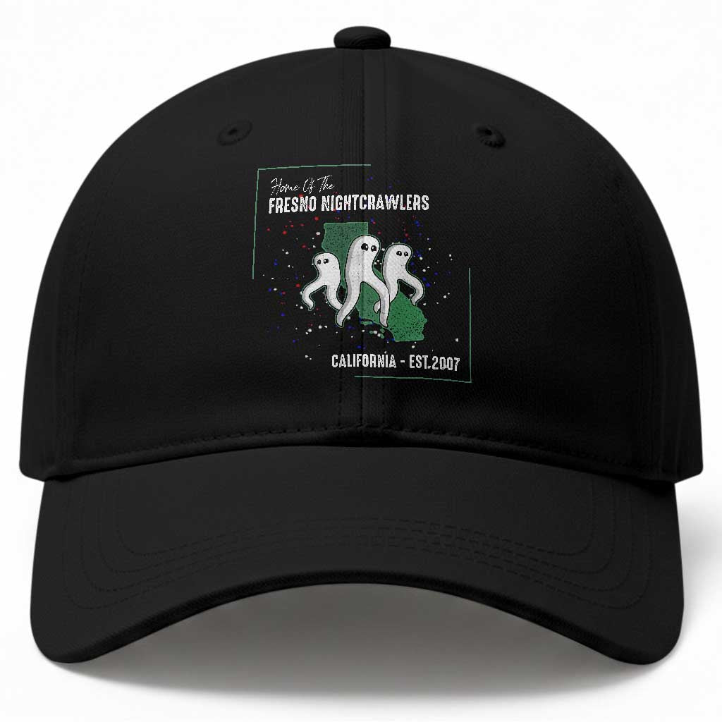 Fresno Nightcrawlers Baseball Cap Home Of California Cryptid Gift TS12 Print Your Wear