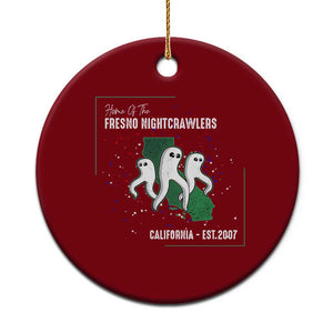 Fresno Nightcrawlers Ceramic Ornament Home Of California Cryptid Gift TS12 1pc Red Print Your Wear
