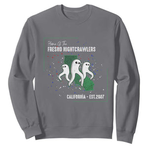 Fresno Nightcrawlers Sweatshirt Home Of California Cryptid Gift TS12 Charcoal Print Your Wear