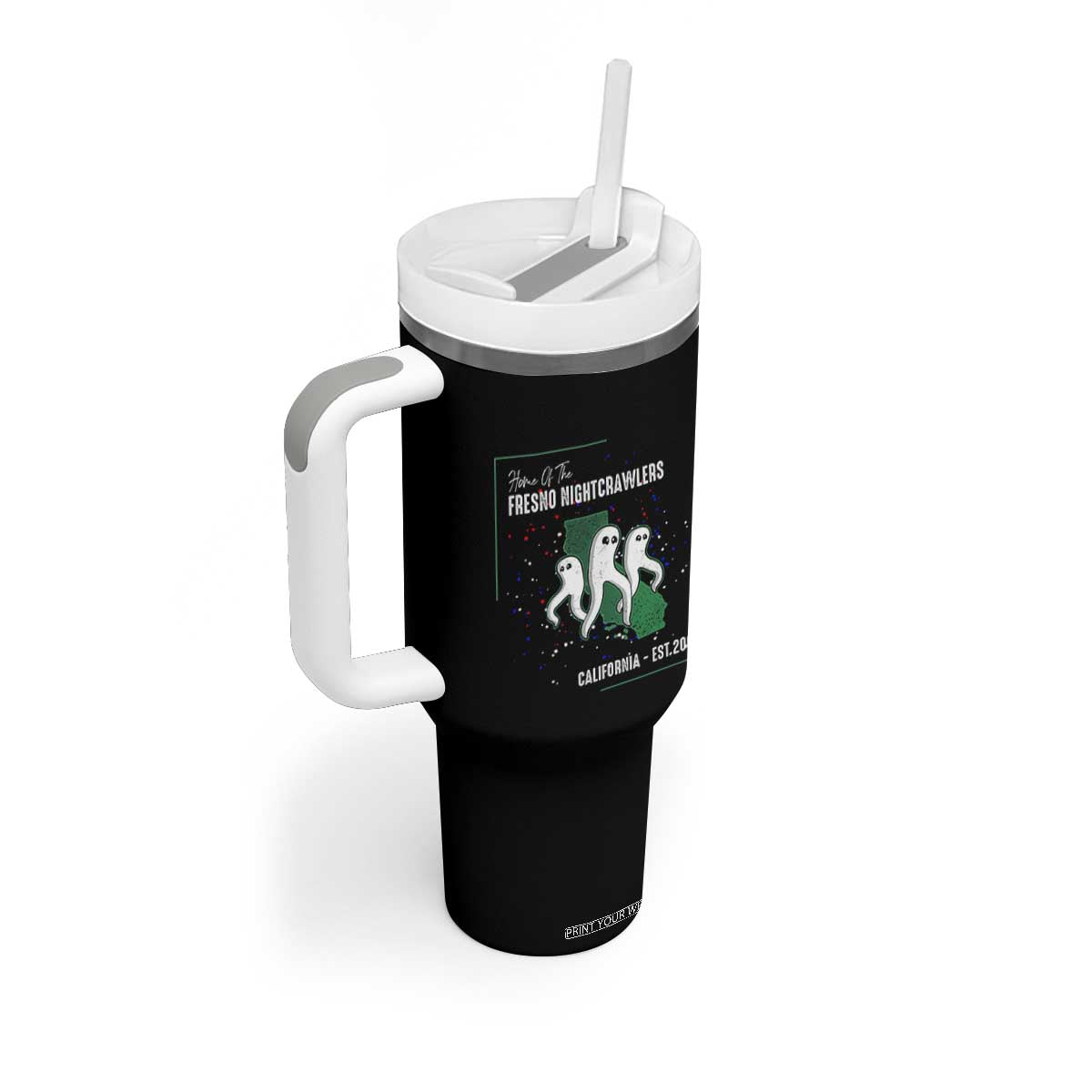 Fresno Nightcrawlers Tumbler With Handle Home Of California Cryptid Gift TS12 Print Your Wear