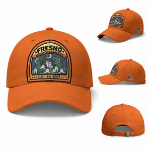 Fresno Nightcrawlers Folklore Gift Baseball Cap Home Of California Cryptids TS12 Baseball Cap Universal Fit Orange Print Your Wear