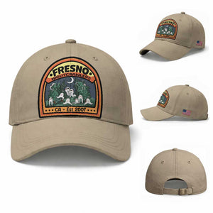 Fresno Nightcrawlers Folklore Gift Baseball Cap Home Of California Cryptids TS12 Baseball Cap Universal Fit Khaki Print Your Wear