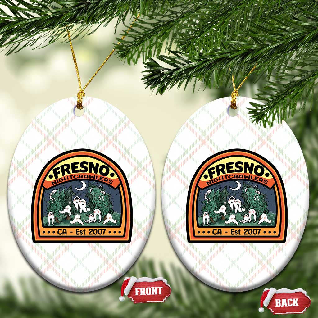 Fresno Nightcrawlers Folklore Gift Ceramic Ornament Home Of California Cryptids TS12 Print Your Wear