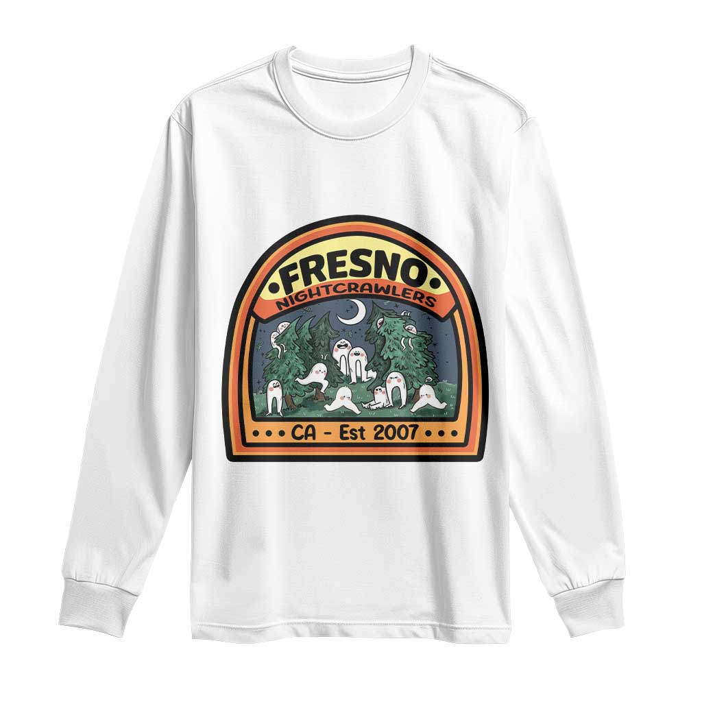 Fresno Nightcrawlers Folklore Gift Long Sleeve Shirt Home Of California Cryptids TS12 White Print Your Wear