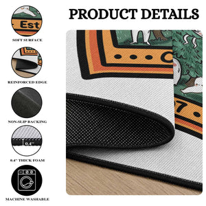 Fresno Nightcrawlers Folklore Gift Round Rug Home Of California Cryptids