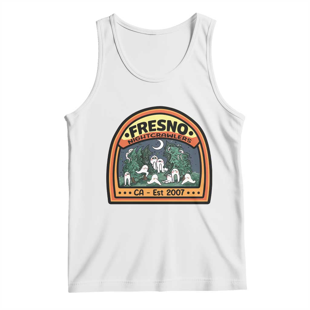 Fresno Nightcrawlers Folklore Gift Tank Top Home Of California Cryptids TS12 White Print Your Wear