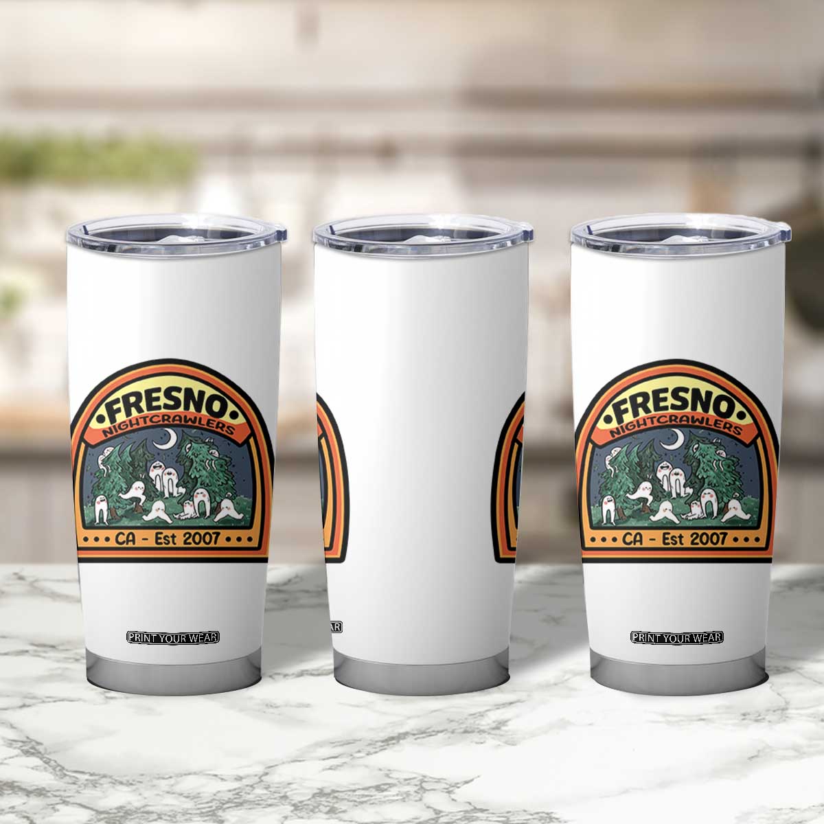 Fresno Nightcrawlers Folklore Gift Tumbler Cup Home Of California Cryptids TS12 Print Your Wear
