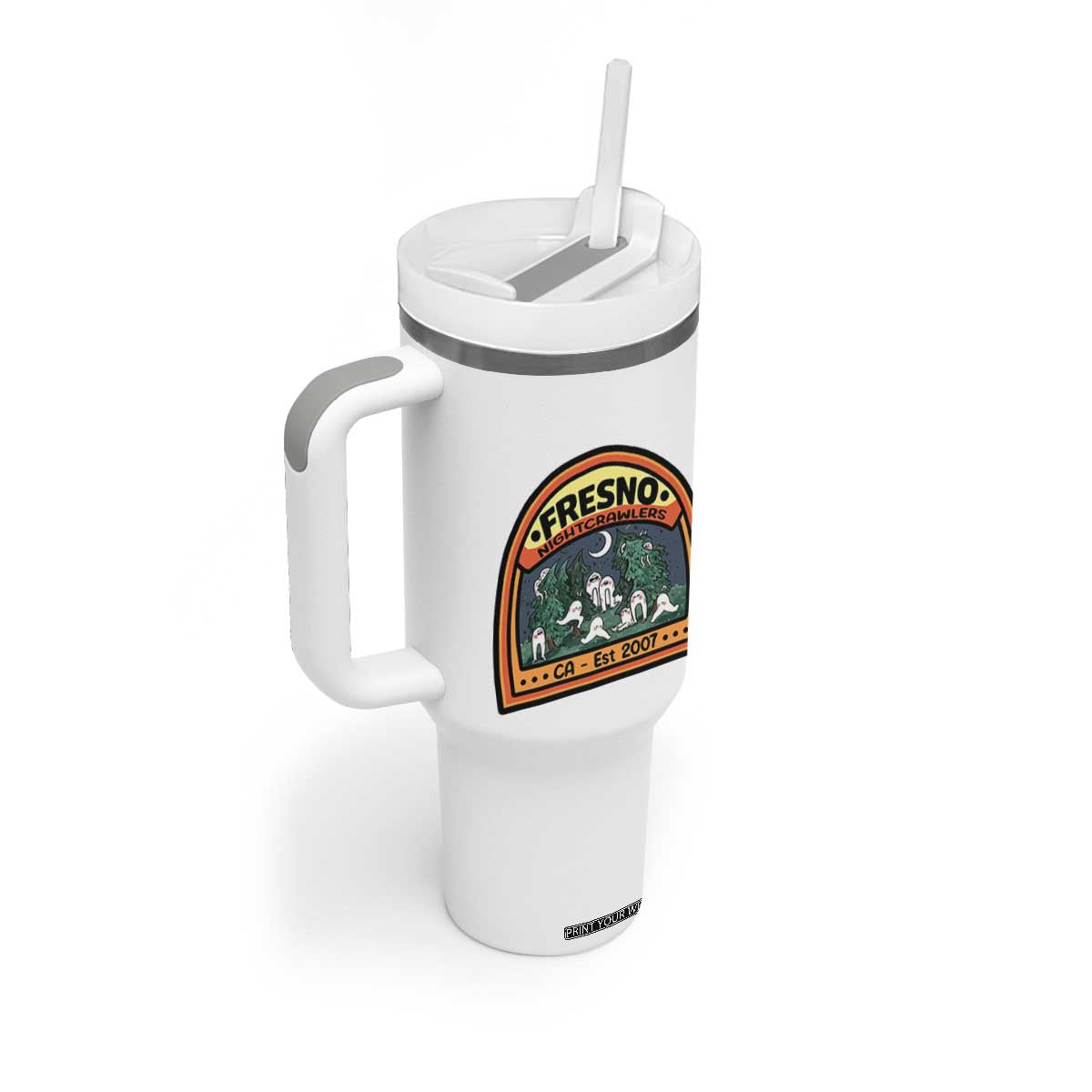 Fresno Nightcrawlers Folklore Gift Tumbler With Handle Home Of California Cryptids TS12 Print Your Wear