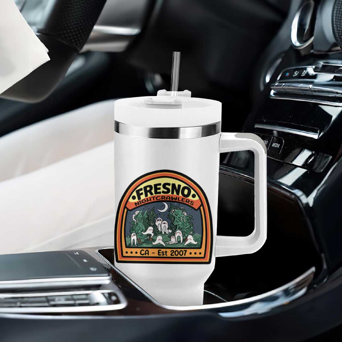 Fresno Nightcrawlers Folklore Gift Tumbler With Handle Home Of California Cryptids TS12 Print Your Wear