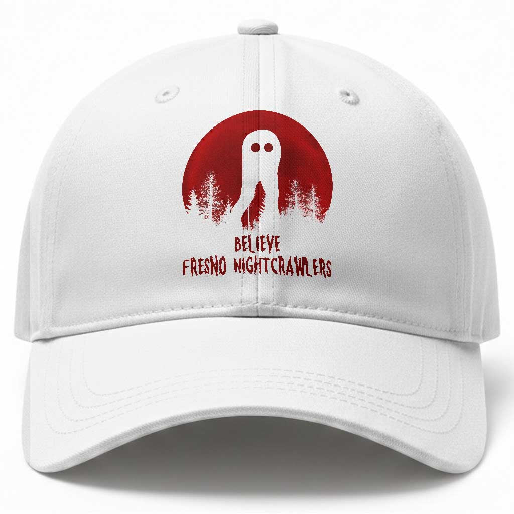 Believe In Fresno Nightcrawlers Baseball Cap California Cryptid Hunter Gift TS12 Print Your Wear