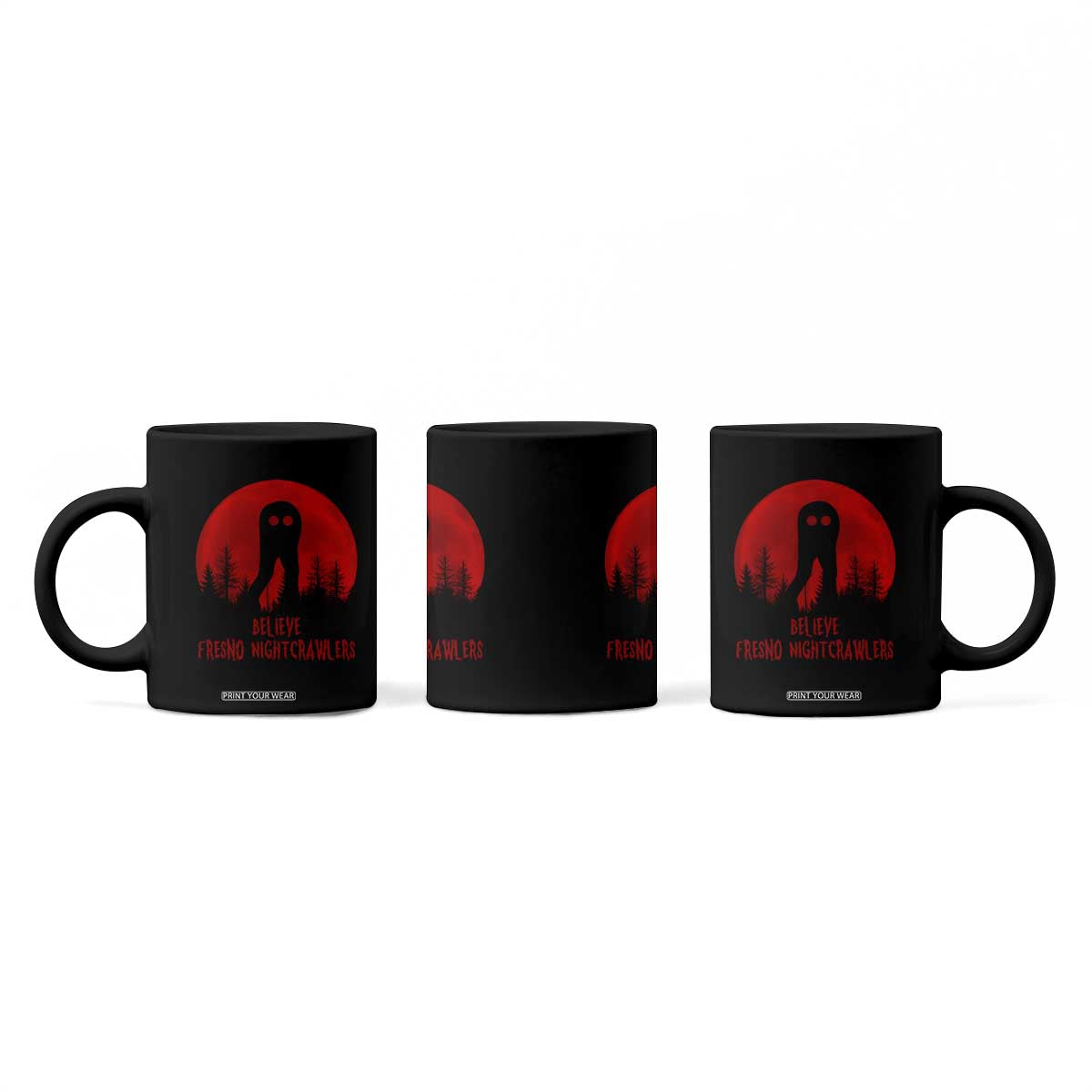 Believe In Fresno Nightcrawlers Coffee Mug California Cryptid Hunter Gift TS12 Print Your Wear