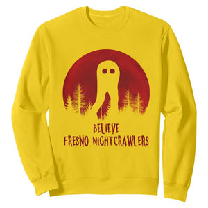 Believe In Fresno Nightcrawlers Sweatshirt California Cryptid Hunter Gift TS12 Daisy Print Your Wear