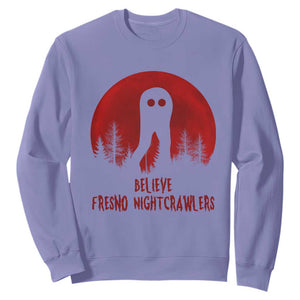 Believe In Fresno Nightcrawlers Sweatshirt California Cryptid Hunter Gift TS12 Violet Print Your Wear