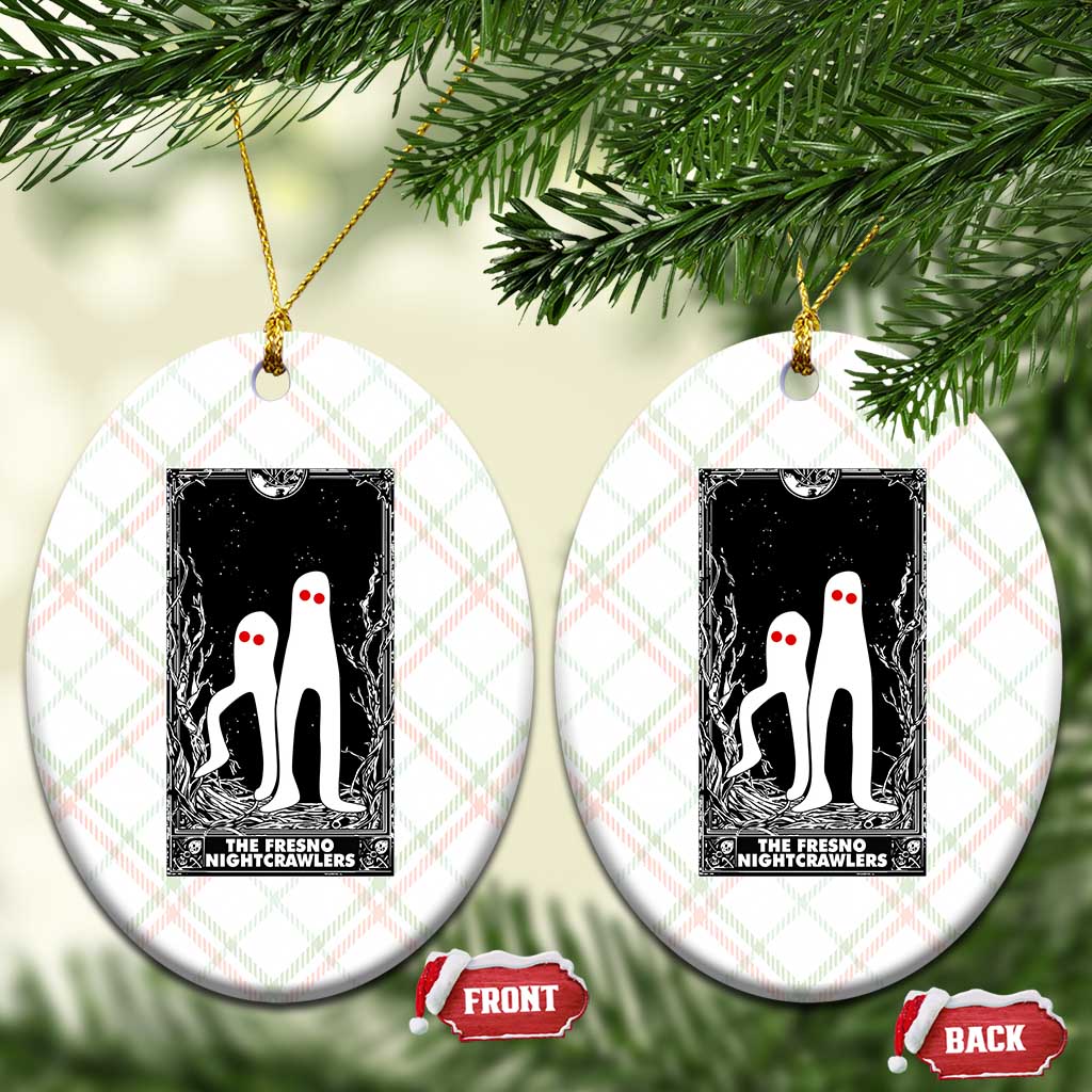 Funny Tarot Card Graphic Fresno Nightcrawlers Lover Ceramic Ornament Cryptid Gift TS12 Print Your Wear