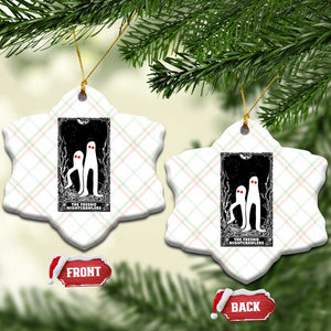 Funny Tarot Card Graphic Fresno Nightcrawlers Lover Ceramic Ornament Cryptid Gift TS12 Print Your Wear