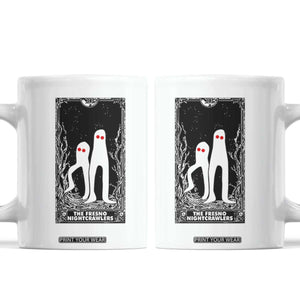 Funny Tarot Card Graphic Fresno Nightcrawlers Lover Coffee Mug Cryptid Gift TS12 White Print Your Wear