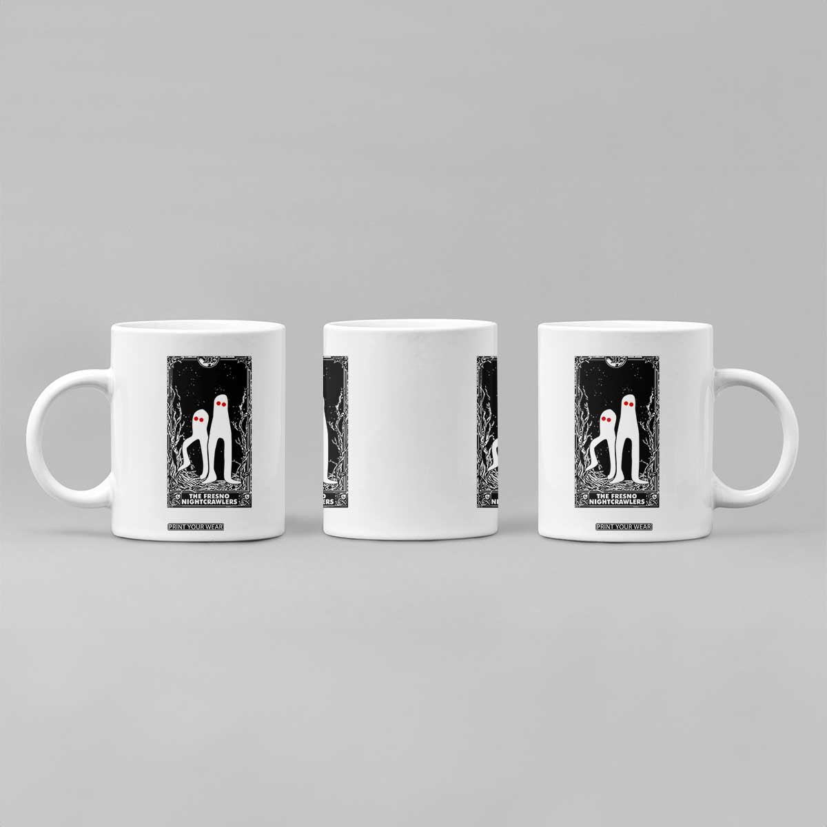 Funny Tarot Card Graphic Fresno Nightcrawlers Lover Coffee Mug Cryptid Gift TS12 Print Your Wear