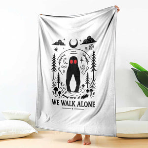 We Walk Alone Fresno Nightcrawler Throw Blanket California Cryptid Hunter TS12 Print Your Wear