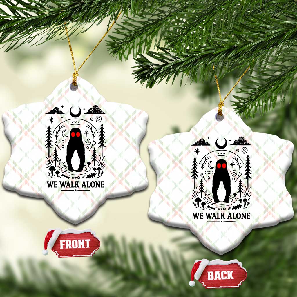 We Walk Alone Fresno Nightcrawler Ceramic Ornament California Cryptid Hunter TS12 Print Your Wear
