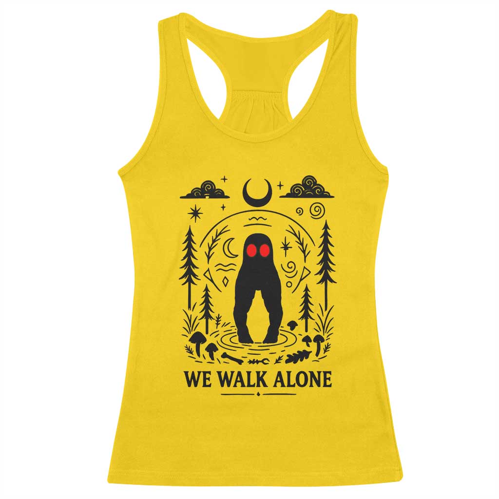 We Walk Alone Fresno Nightcrawler Racerback Tank Top California Cryptid Hunter TS12 Daisy Print Your Wear