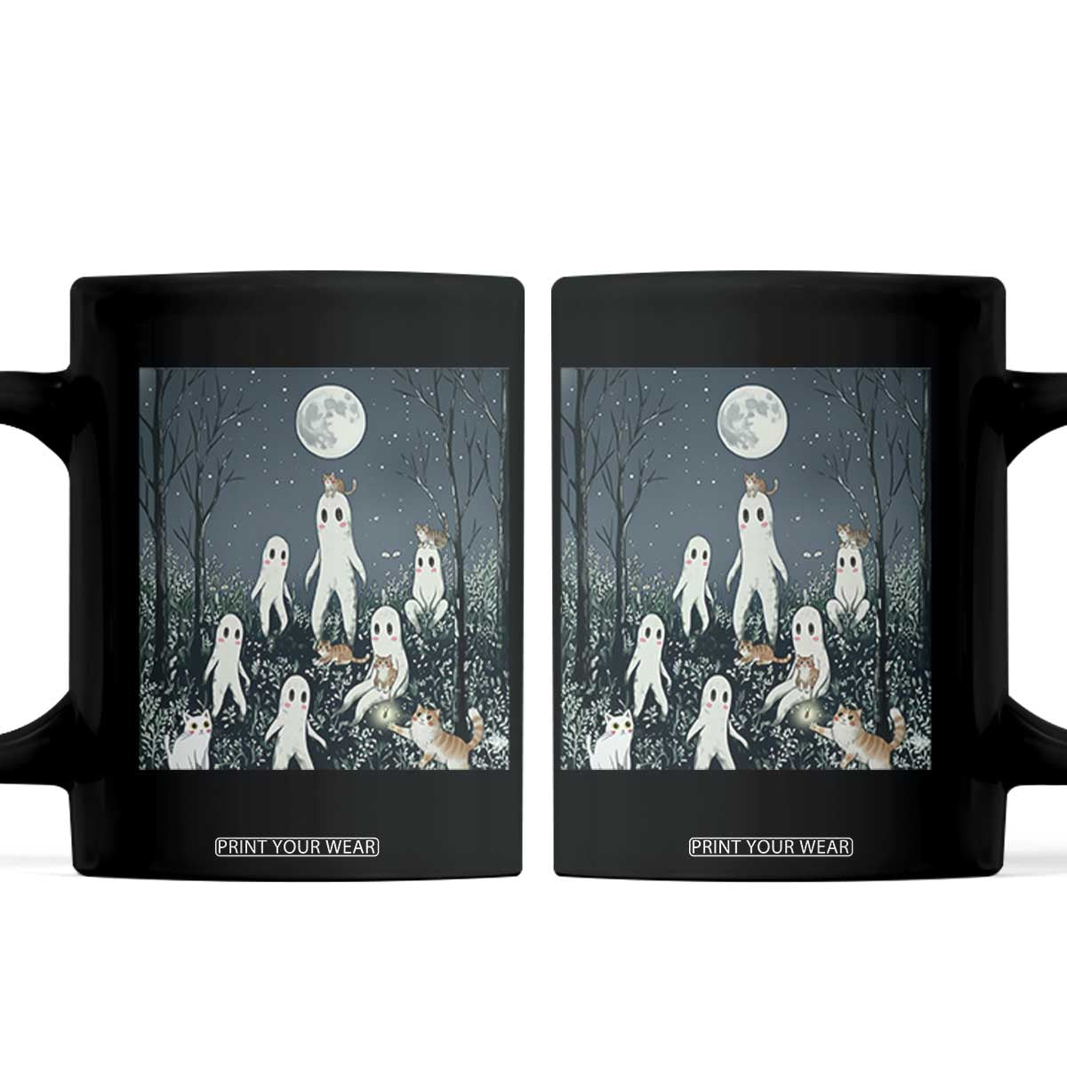 Fresno Nightkittens Nightcrawler Coffee Mug Funny Horror Cat Cryptid Lover Gift TS12 Black Print Your Wear