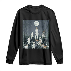 Fresno Nightkittens Nightcrawler Long Sleeve Shirt Funny Horror Cat Cryptid Lover Gift TS12 Black Print Your Wear