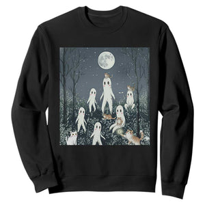 Fresno Nightkittens Nightcrawler Sweatshirt Funny Horror Cat Cryptid Lover Gift TS12 Black Print Your Wear