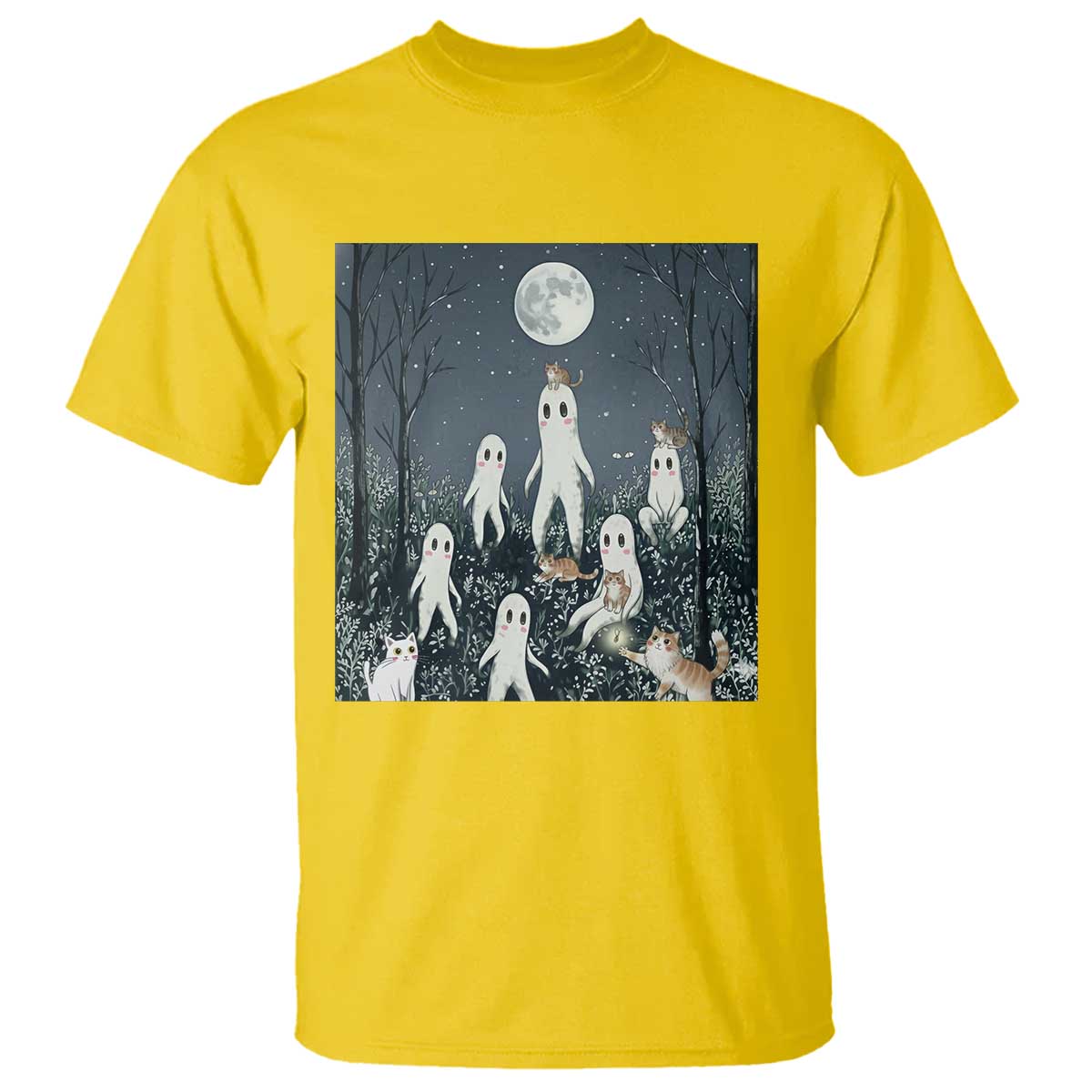 Fresno Nightkittens Nightcrawler T Shirt Funny Horror Cat Cryptid Lover Gift TS12 Daisy Print Your Wear