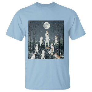 Fresno Nightkittens Nightcrawler T Shirt Funny Horror Cat Cryptid Lover Gift TS12 Light Blue Print Your Wear