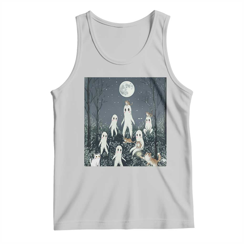 Fresno Nightkittens Nightcrawler Tank Top Funny Horror Cat Cryptid Lover Gift TS12 Ash Print Your Wear